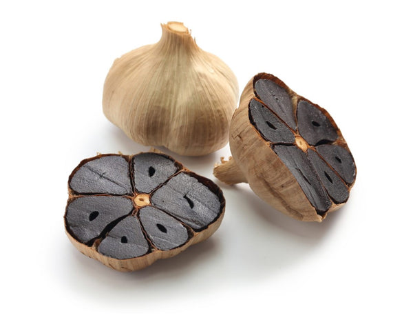 Ginger and black garlic